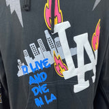 Freshitive Black LA Streetware Hoodie Sz L