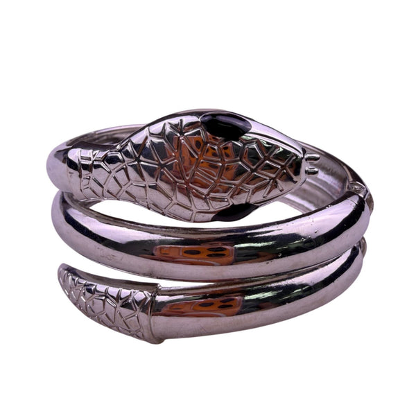 Sofia Vergara Womens Silver Tone Metal Snake Coil Bracelet