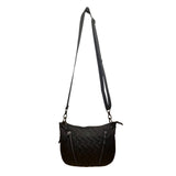 Lug Women’s Gray Quilted Nylon Adjustable Strap Durable Swivel Crossbody Bag