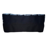 Victorias Secret Women’s Black Whit Silver Sequin Logo Tote Bag & Pouch Set