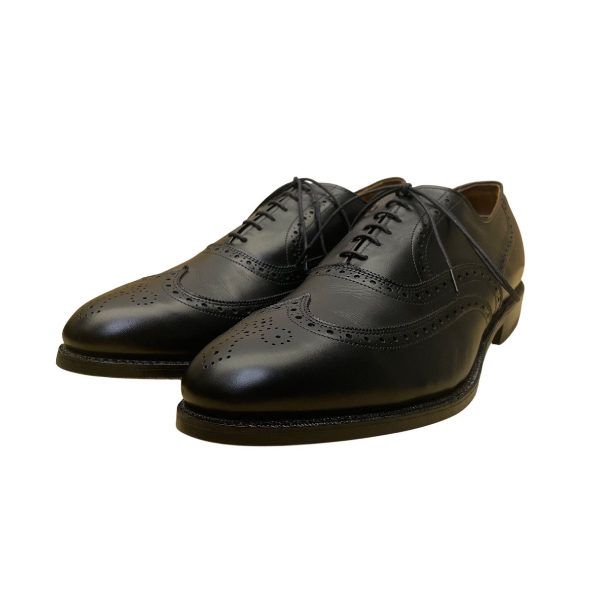 Allen Edmonds Men’s Black Leather Chester Wingtip Oxford Dress Shoes Size 11 B