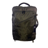 Matein Unisex Olive Green Nylon Adjustable Straps Convertible Travel Backpack