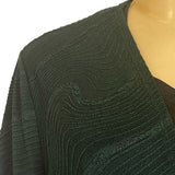 NWT Chico's 	Long Sleeve Cardigan Boho Dark Green Size 3 Women's Sweater