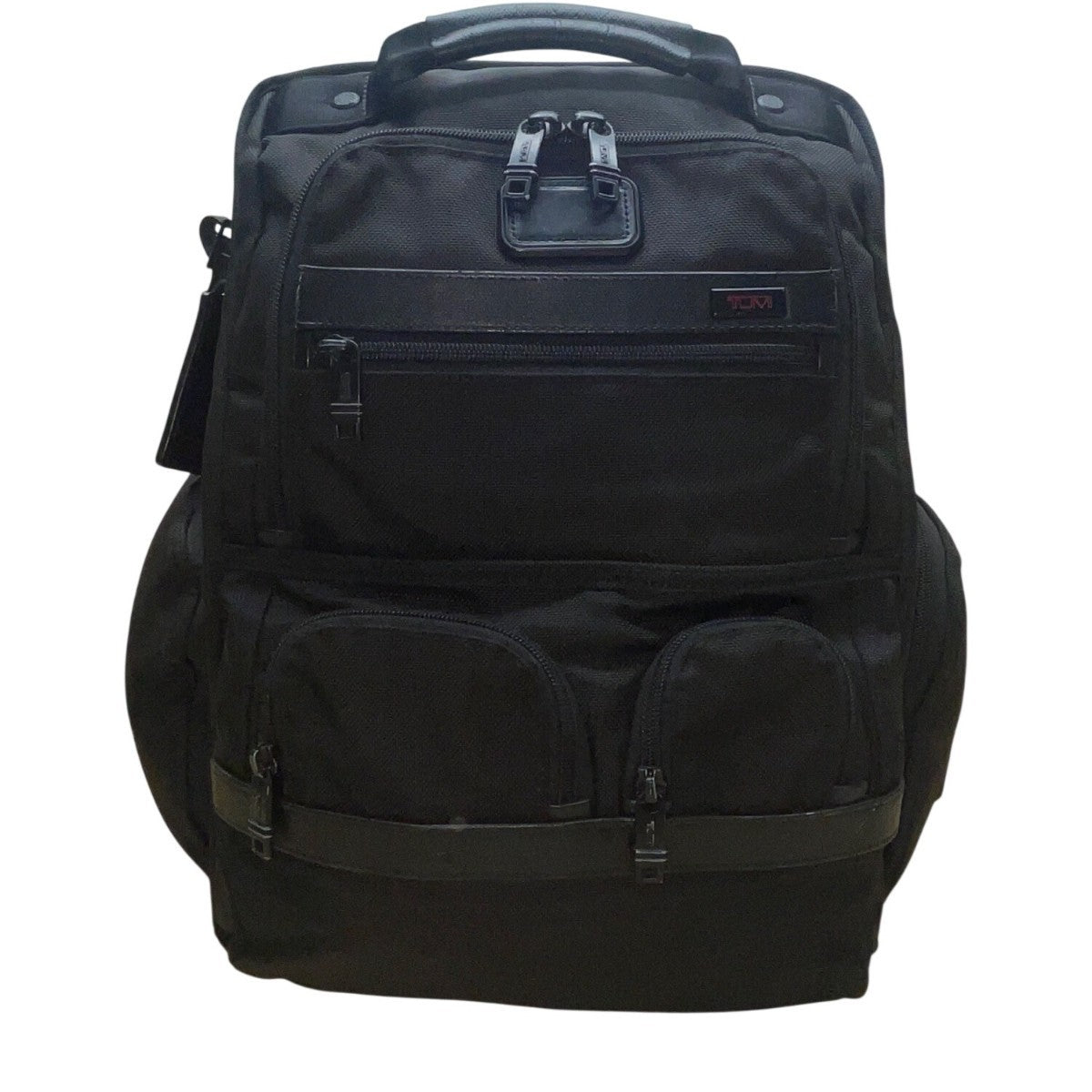Tumi Men’s Black Nylon With Multiple Compartments Deluxe Laptop Backpack