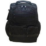 Tumi Men’s Black Nylon With Multiple Compartments Deluxe Laptop Backpack