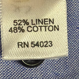 Banana Republic Mens Blue Shirt Button-Up Long Sleeve Classic Fit Sz XL