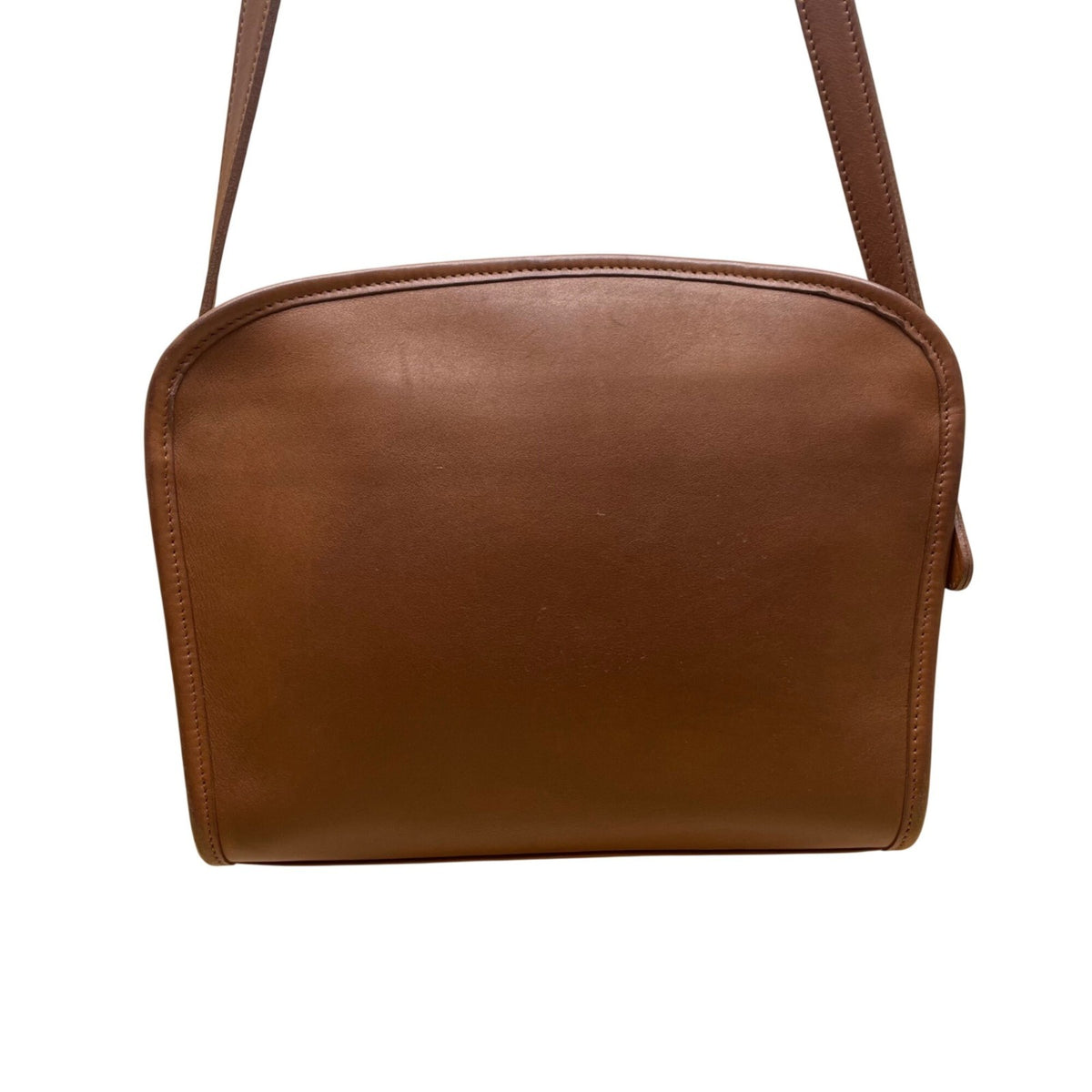 Vintage Coach Women’s Brown Leather Adjustable Strap Metropolis Crossbody Bag
