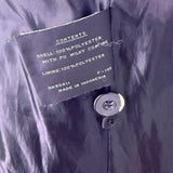 Fleet Street Womens Black Polyester Hooded Trench Coat Button Closure Size 10