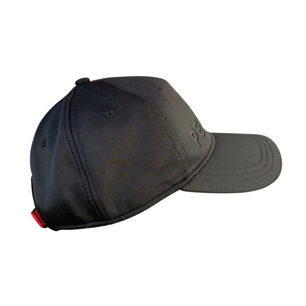 Peloton Mens Black Adjustable Baseball Style Logo Cap
