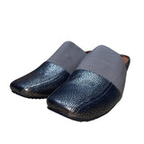 Gentle Souls Women’s Gray & Metallic Leather Slip-On Iso Mule Mules Size 10M