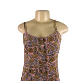 Superdry Womens Pink Viscose French Floral Cami Midi Dress Sz US 6 - New