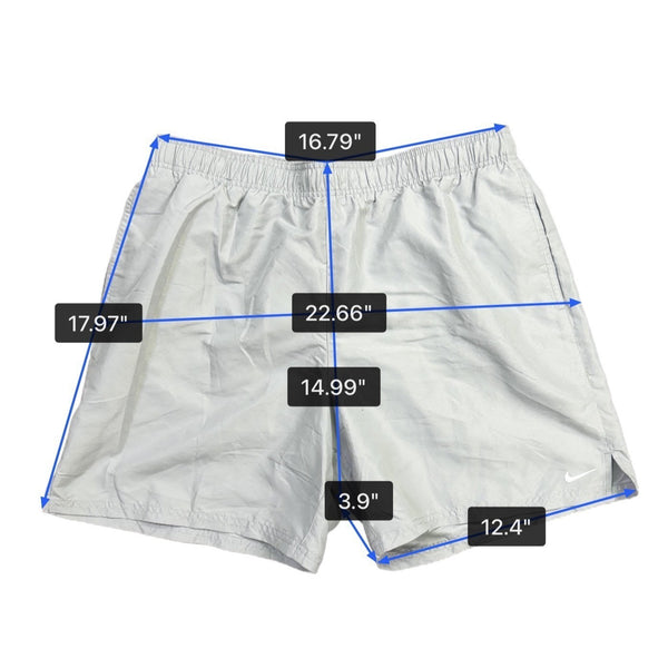 Nike Mens Grey Athletic Shorts Lightweight Running Essentials Size XL