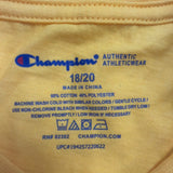 Champion Youth Gold/Navy/WhiteColorblock T-Shirt Size 18/20