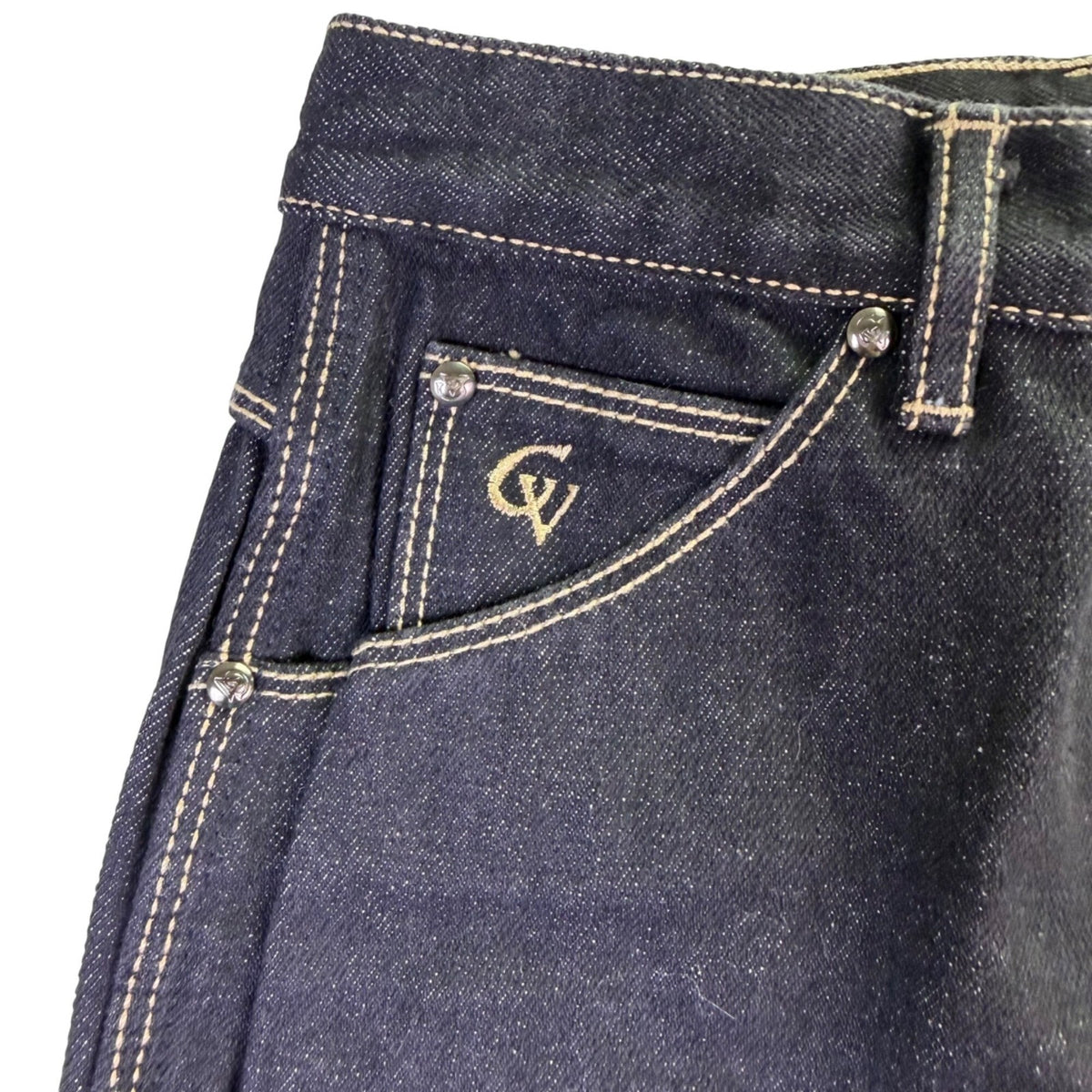 Gloria Vanderbilt Womens Black Cotton Denim Jeans Straight Leg Size 11