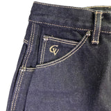 Gloria Vanderbilt Womens Black Cotton Denim Jeans Straight Leg Size 11