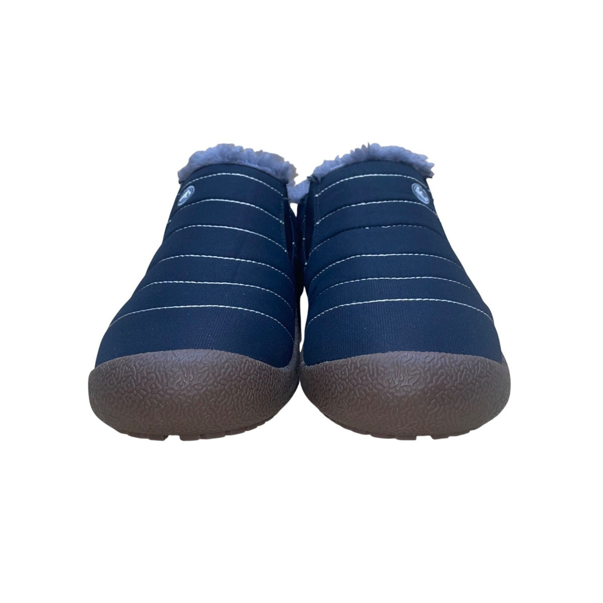 Fengbay Women’s Navy Fleece-Lined Winter Snow Waterproof Slippers Size 40