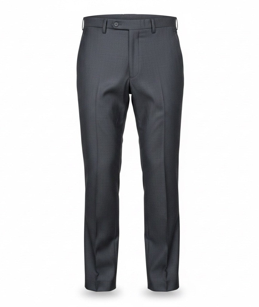 Calvin Klein Mens Dark Grey Dress Pants Flat Front Size 34X34