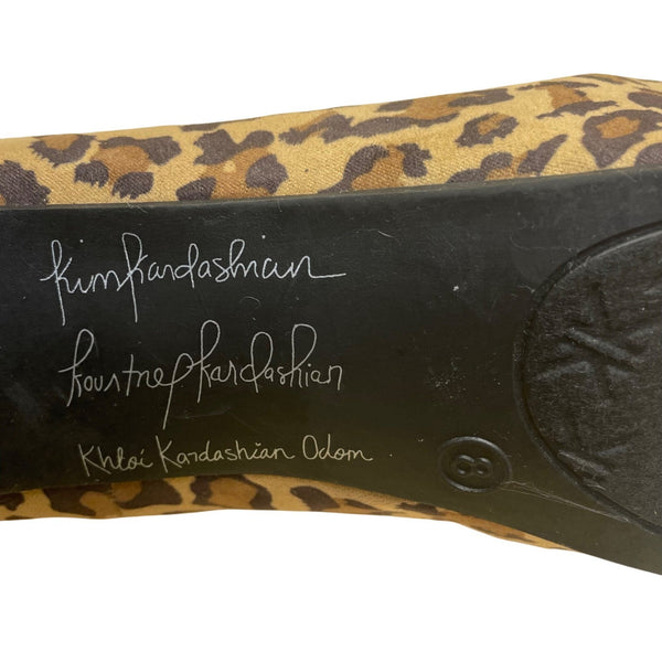 Kardashian Kollection Women’s Leopard Print Los Angeles High Heel Pumps Size 8M