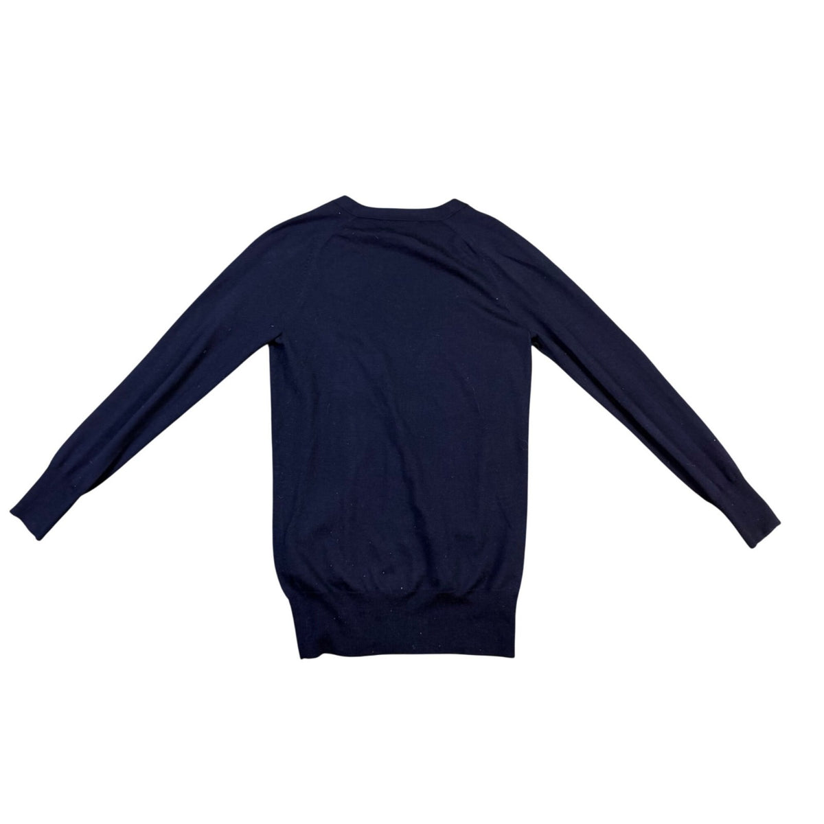 J. Crew Womens Navy Cardigan Sweater Button Up Lightweight Pocketed Size S