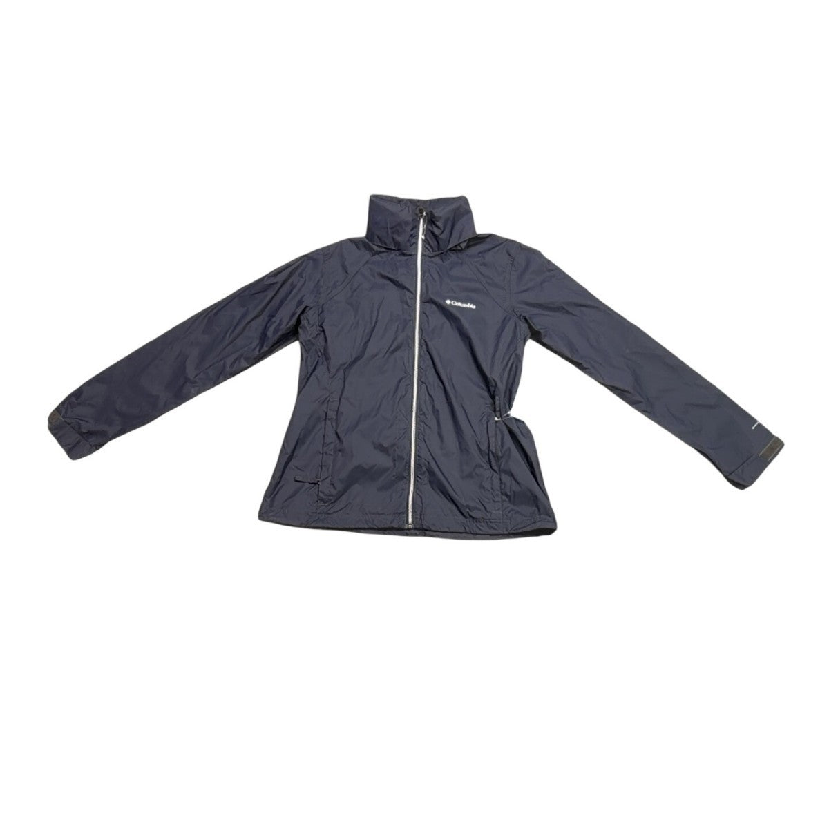 Columbia Womens Navy Omni-Shield Water-Resistant Lightweight Jacket Size L
