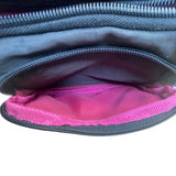 Baggallini Women’s Black Nylon Adjustable Strap Multi-Compartment Crossbody Bag