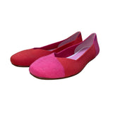Rothy's x Marta Ferri Flame Azalea Color Block Knitted Ballet Flats Size 7.5