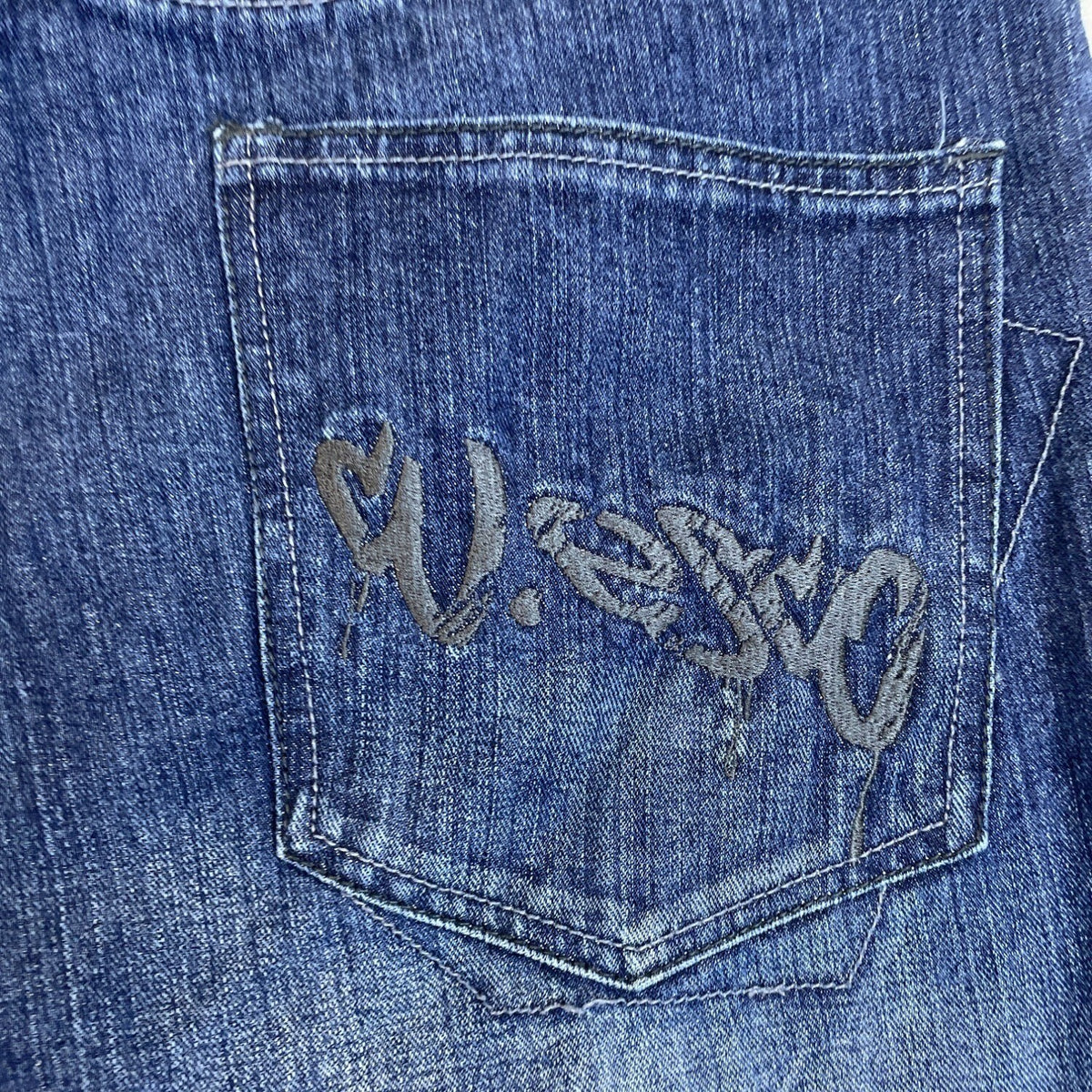 True Jeans Co. Men's Blue Denim Jean Shorts Sz W36