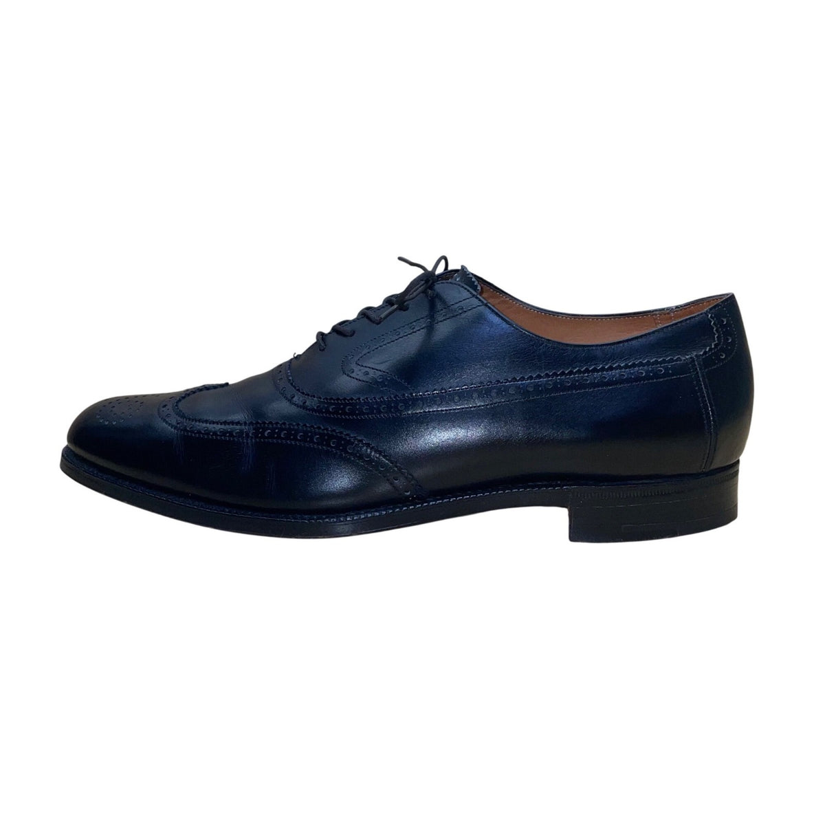 Brooks Brothers Men’s Black Leather Wingtip Oxford Dress Shoes Size 9B
