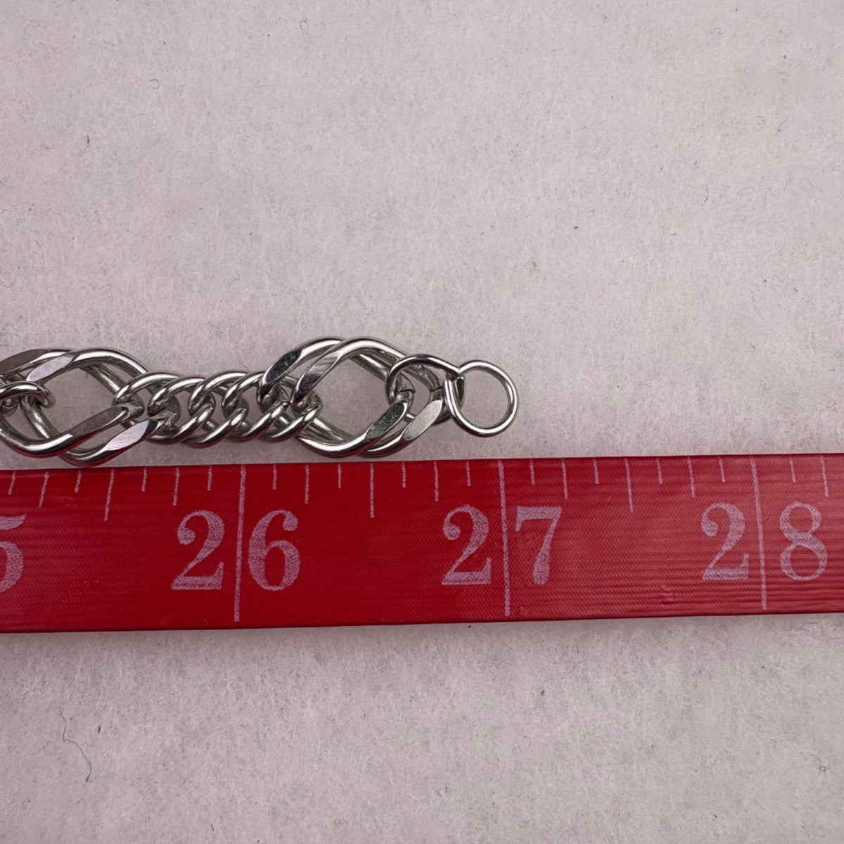 Vintage Monet Womens Silver Tone Chain Necklace 1980s Chunky Link Design
