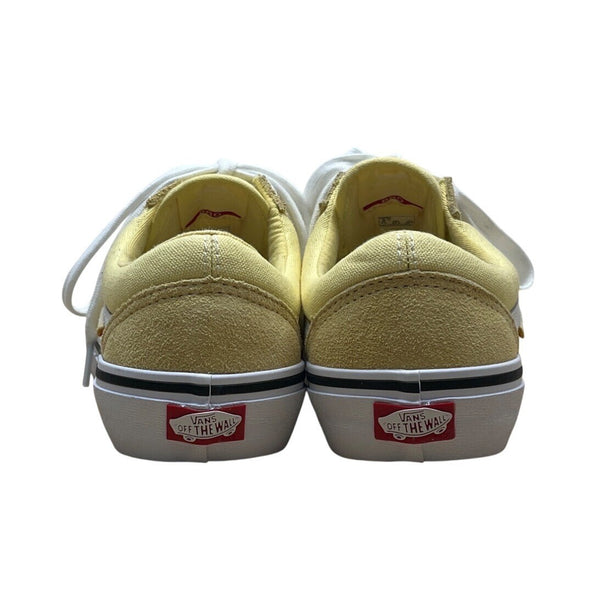 Vans Old Skool Yellow Canvas & Suede Pro Ultracush HD Skateboard Sneakers Size 8