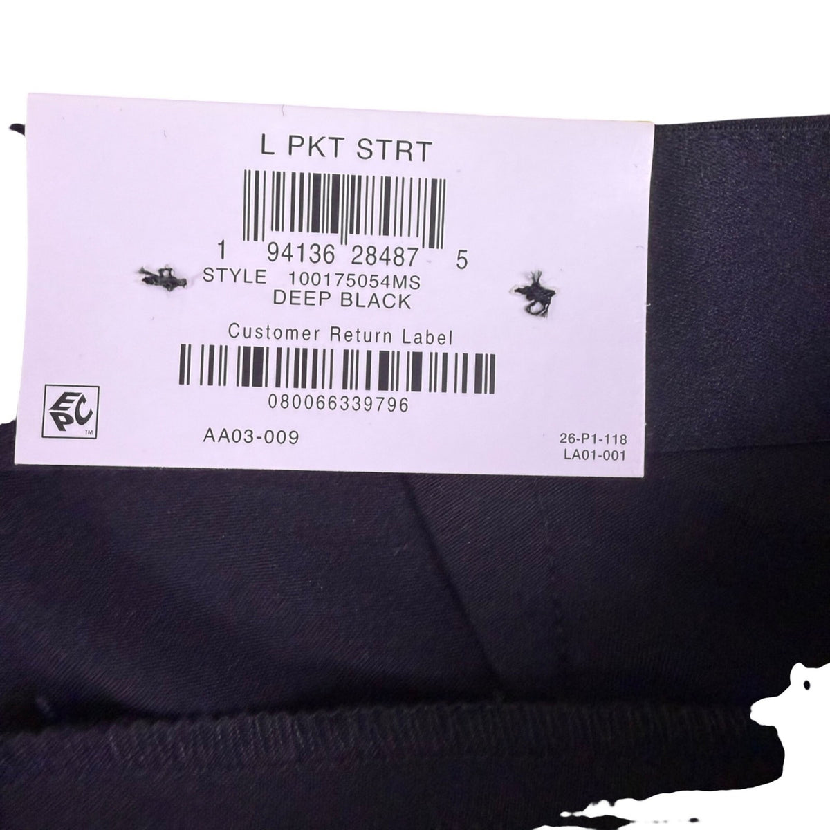I.N.C. Womens Black Recycled Straight-Leg Pants Size 14S