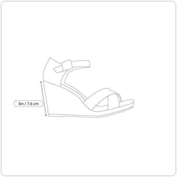 Women’s Beige Suede Strappy Style Adjustable Buckle Wedge Sandals Sz 8.5