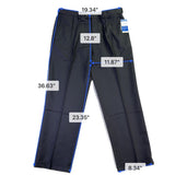 George Mens Black Pleated & Straight Leg Fit Dress Pants Size 36X32 