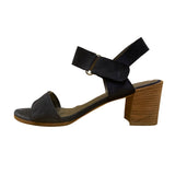 Stuart Weitzman Women’s Navy Suede Open-Toe Block Heel Sandals Size 7