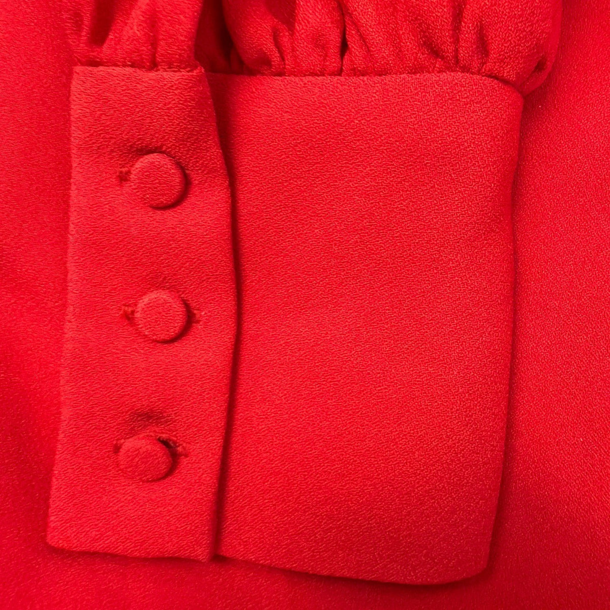 Ann Taylor Womens Red Shift Long Sleeve Dress With V-Neck Size 6