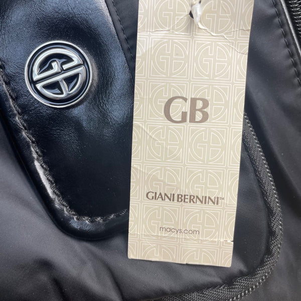 Giani Bernini Women’s Black Nylon Adjustable Strap Multi Pockets Crossbody Bag