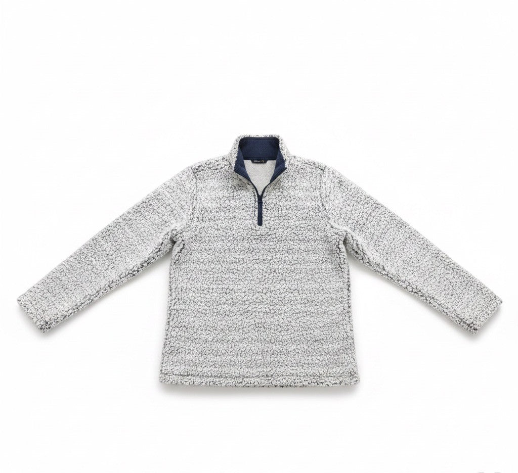 Orvis Mens Light Gray Pullover Sweater Warm Casual Size M