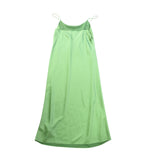 J.Crew Womens Green Polyester Slip Dress Spaghetti Straps Midi Dress Size 4