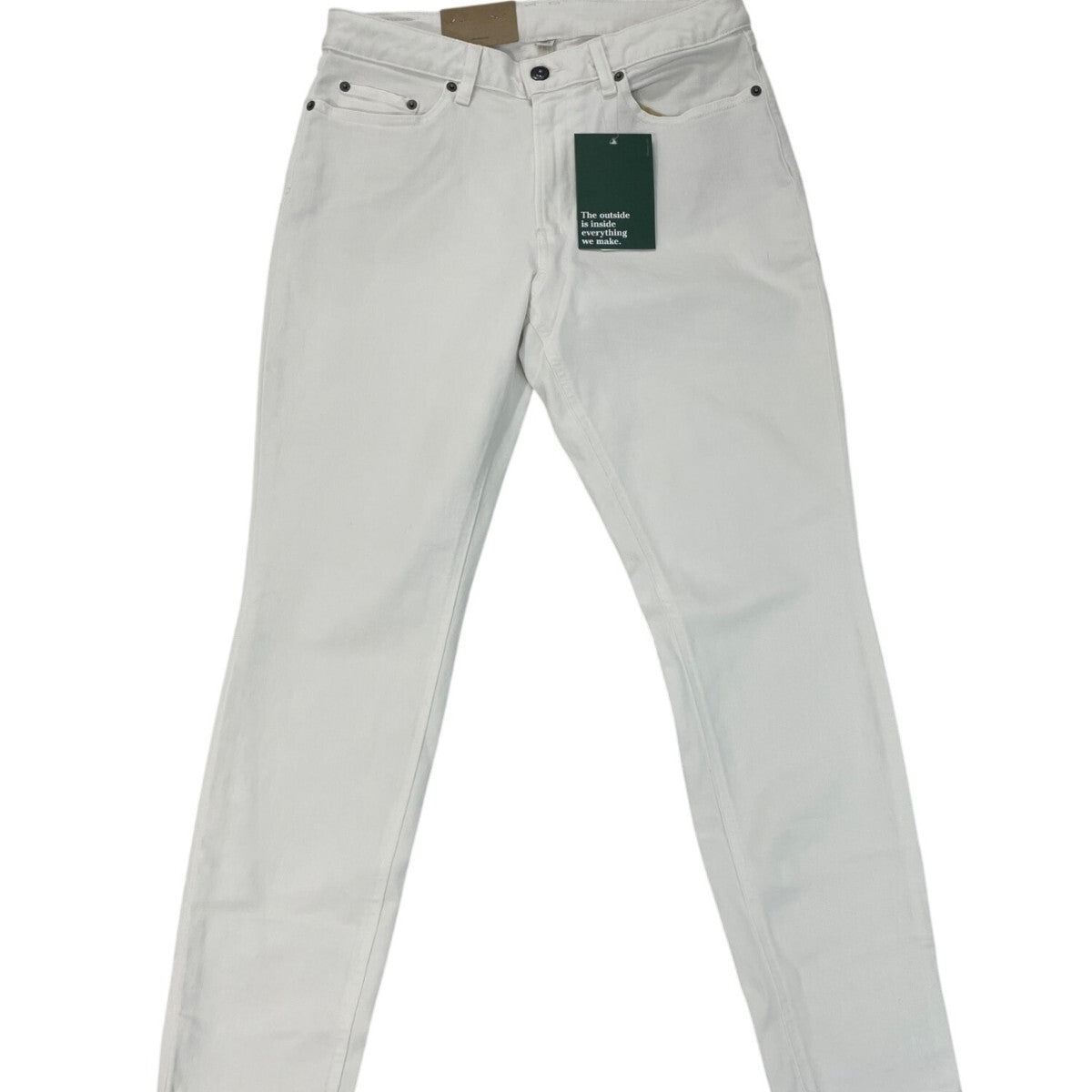 L.L.Bean Womens Beanflex White Jeans Favorite Fit Stretch Denim Size 12P - New