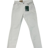 L.L.Bean Womens Beanflex White Jeans Favorite Fit Stretch Denim Size 12P - New
