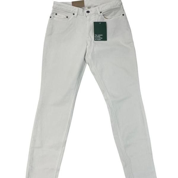 L.L.Bean Womens Beanflex White Jeans Favorite Fit Stretch Denim Size 12P - New