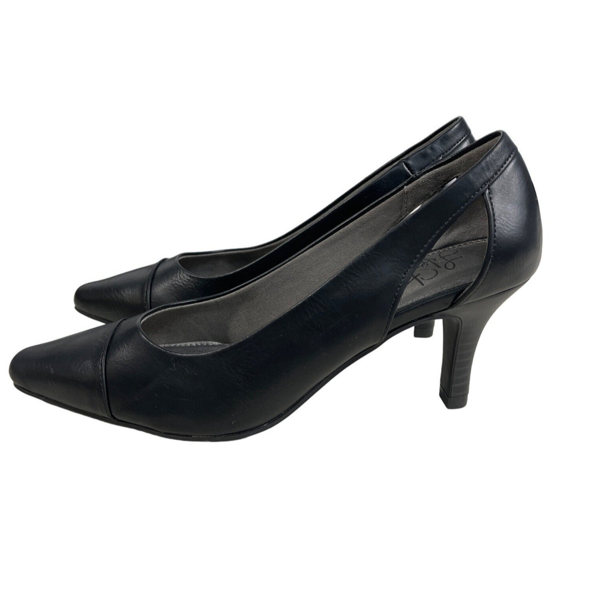 Life Stride Women’s Black 3in Heel Pumps Slip On Sz 7M - NWOB