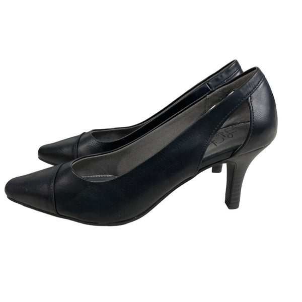 Life Stride Women’s Black 3in Heel Pumps Slip On Sz 7M - NWOB