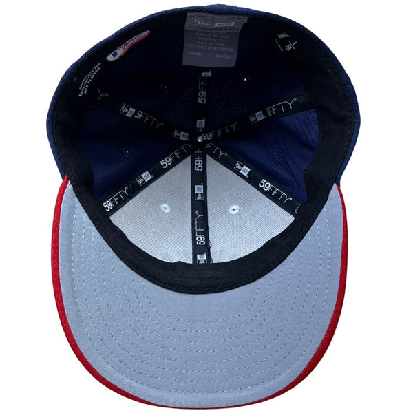 New Era Washington Nationals 59FIFTY Fitted Cap Size 7 1/8 Red White & Blue