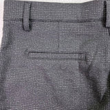 Mario Serrani Womens Black Polyester Blend Slim Fit Knit Legging Charcoal Plaid