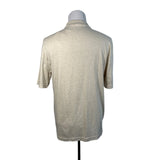 John Ashford Men's Beige Polo Shirt Sz M