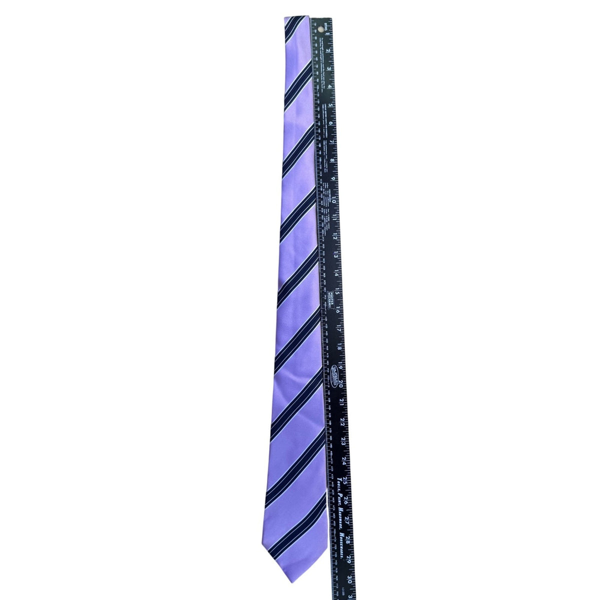 Ermenegildo Zegna Mens Purple Striped 100% Silk Tie Made In Italy Elegant Design
