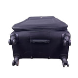 Delsey Unisex Black Expandable Spinner Wheels Rolling Travel Suitcase  Luggage