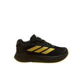 Adidas Kids Black Mesh & Yellow Stripes Lightmotion Duramo SL Sneakers Size 2