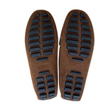 Osslue Women's Brown Suede Loafers Comfortable Lightweight Penny Slip-On Sz 8.5